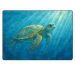 Planche � d�couper verre tortue marine 28,5 x 20 cm Cbkr�ation