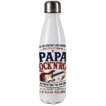 Bouteille Isotherme Papa Rock'n'Roll 500 ml Cadeau Musique