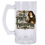 Chope � Bi�re Humour 480 ml Une Pinte de Philosophie