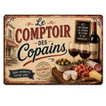 Planche en verre comptoir des copains ap�ro 29 x 20 cm