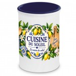 Pot � ustensiles c�ramique citrons cuisine du soleil 13 cm