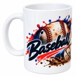 Mug baseball 300 ml en c�ramique cadeau joueur et supporter