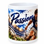 Pot � crayons rugby Passion en c�ramique Cbkr�ation