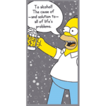 Drap de plage simpson Bear