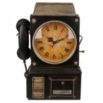 Bote  clefs Horloge Tlphone noire Vintage