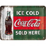 Plaque mtallique Coca-cola Ice Cold