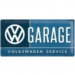 Grande plaque mtallique Volkswagen