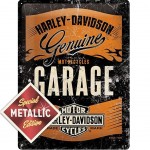 Plaque mtallique Harley Davidson Genuine