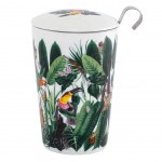 Tasse en porcelaine  double paroi avec infuseur - Rainforest