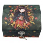 Boîte à bijoux avec cadenas Gorjuss Autumn Leaves Boîte à bijoux avec cadenas Gorjuss Autumn Leaves