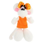 Peluche Diddlina en robe orange 20 cm