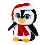 Mini peluche pingouin de No�l Motsu Christmas 10 cm