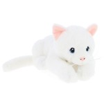 Peluche Chat blanc Eco responsable KeelECO