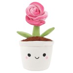 Peluche rose en pot Jardin botanique Keel Toys 19 cm
