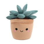 Peluche succulente bleue en pot Jardin botanique Keel Toys 14 cm