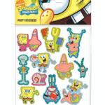 Mini Stickers relief Bob l'Eponge