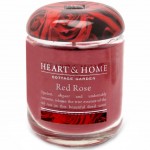 Grande Bougie à la cire de soja Rose Rouge Grande Bougie à la cire de soja Rose Rouge