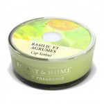 Bougies Cups Heart and Home - Basilic Agrumes Bougies Cups Heart and Home - Basilic Agrumes