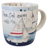 Mug en porcelaine Sailing Boats par Alex Clark