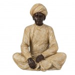 Statuette Homme Indien Assis