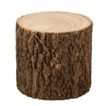 Table d'appoint en bois de paulownia 40 cm