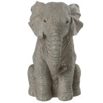 Statuette éléphant en résine 18 cm