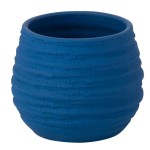 Cache pot fiesta bleu en cramique 14 cm