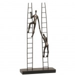 Statuette 2 Personnages Sur Echelle Statuette 2 Personnages Sur Echelle