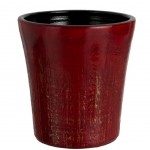 Pot de Fleur en Terre Cuite rouge et Or Pot de Fleur en Terre Cuite rouge et Or