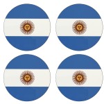 Set de 4 dessous de verres Argentine by Cbkreation