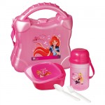 Set pique-nique Lunch Box Winx Club rose