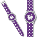 Montre femme violette Hello Kitty