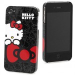 Coque Iphone 4 et 4 S Hello Kitty noire