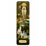 Marque-page Lourdes plastifi� 12,8 cm