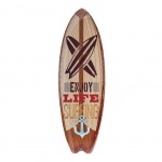 Patère en métal 2 supports Planche de surf 75 cm - Marron Patère en métal 2 supports Planche de surf 75 cm - Marron