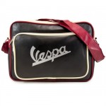 Sac Reporter Vespa Logo argent