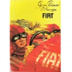 Plaque mtal carte postal Fiat 500 Gran Premio