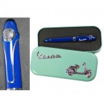 Coffret Stylo � bille Vespa bleu