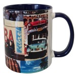 Mug en cramique Cuba libre bleu by Cbkreation