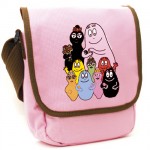 Petite Sacoche Barbapapa famille rose
