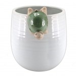 Tortue de décoration verte pour vase ou pot de fleur Tortue de décoration verte pour vase ou pot de fleur