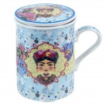Mug Frida avec infuseur Bleu