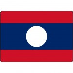 Surface de dcoupe Laos en verre 28.5 x 20 cm