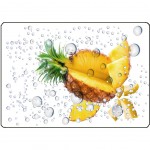 Surface de dcoupe Ananas en verre 28.5 x 20 cm