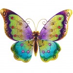 Papillon dco murale 43 x 34 cm - modle Jaune