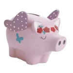 Petite tirelire cochon Rose avec des Ailes Petite tirelire cochon Rose avec des Ailes