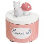 Petite boite à dents de lait Rose clair Petite boite à dents de lait Rose clair