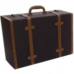 Valise retro Lie-de-vin 40 cm Valise retro Lie-de-vin 40 cm