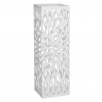 Porte-parapluies en mtal blanc 49 cm
