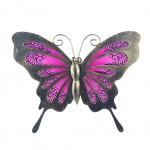Papillon déco murale 22.5 x 18.5 cm - modèle Rose